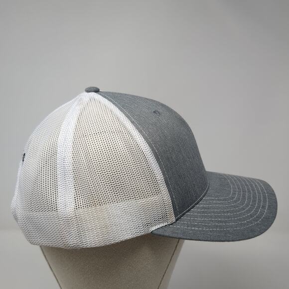 G&R Hansen Farms Inc Trucker Hat Gray One Size Adjustable Mesh Back Richardson - Picture 5 of 10